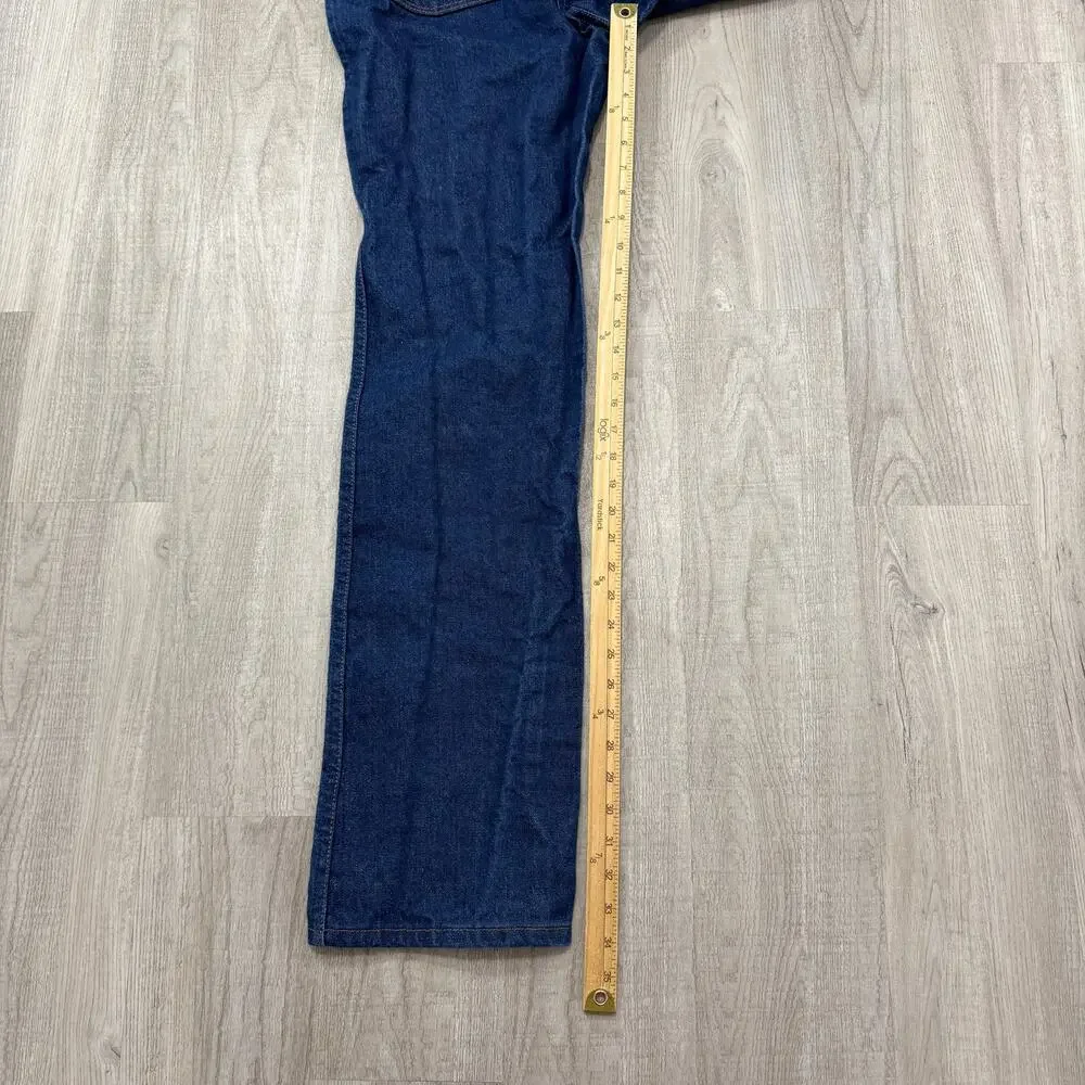 Vintage Wrangler Cowboy Cut Slim Fit Jeans Men's 36x34 Blue Denim Western 936DEN